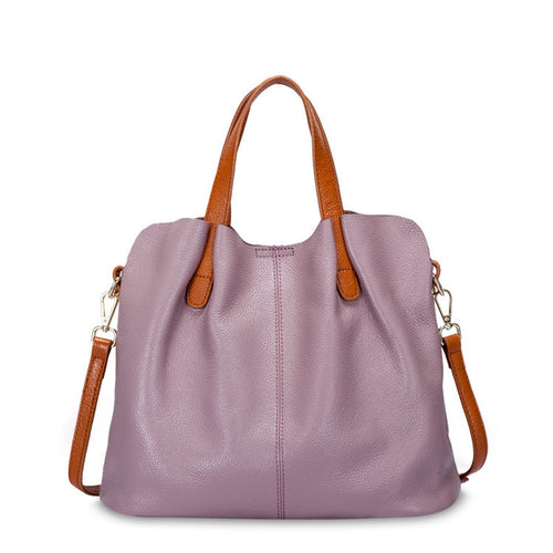 Cowhide Leather Tote Bag