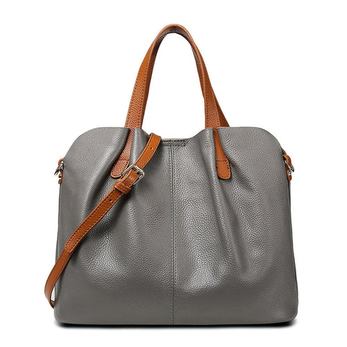 Cowhide Leather Tote Bag