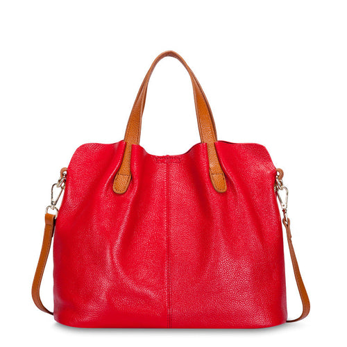 Cowhide Leather Tote Bag
