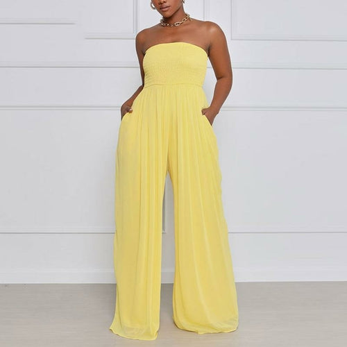 Yvonne Strapless Jumpsuit